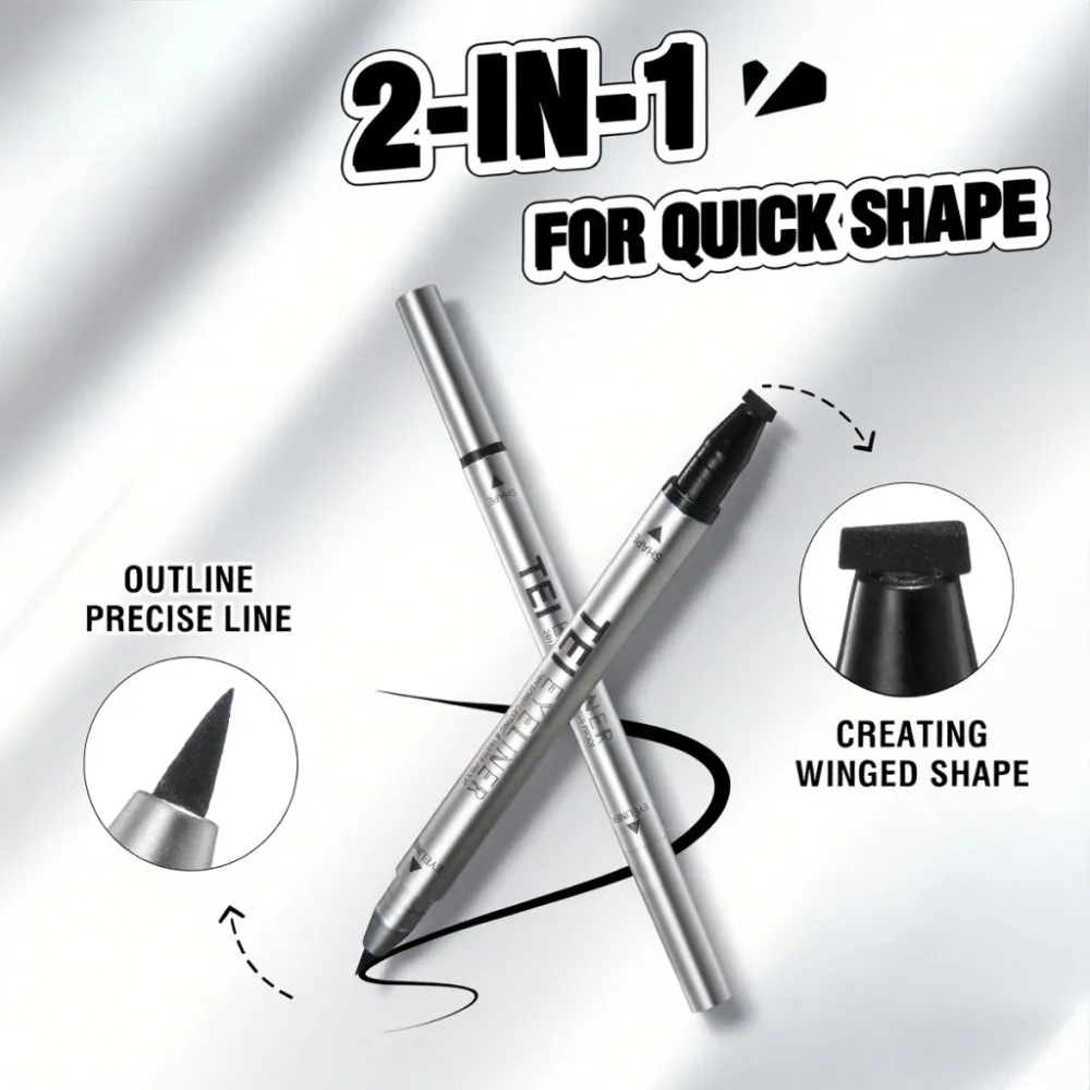 Miniatura 2 de Delineador doble punta Tei cejas y pestañas